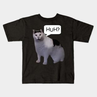 Huh Cat Meme Kids T-Shirt